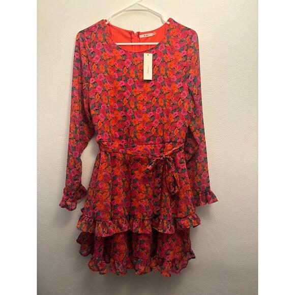 Francesca's Collections Dresses & Skirts - Francesca’s Collection Floral Mini Dress Size XL